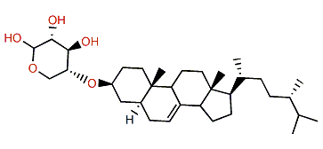 (24S)-24-Methyl-5a-cholest-7-en-3b-ol 3-O-b-D-xylopyranoside